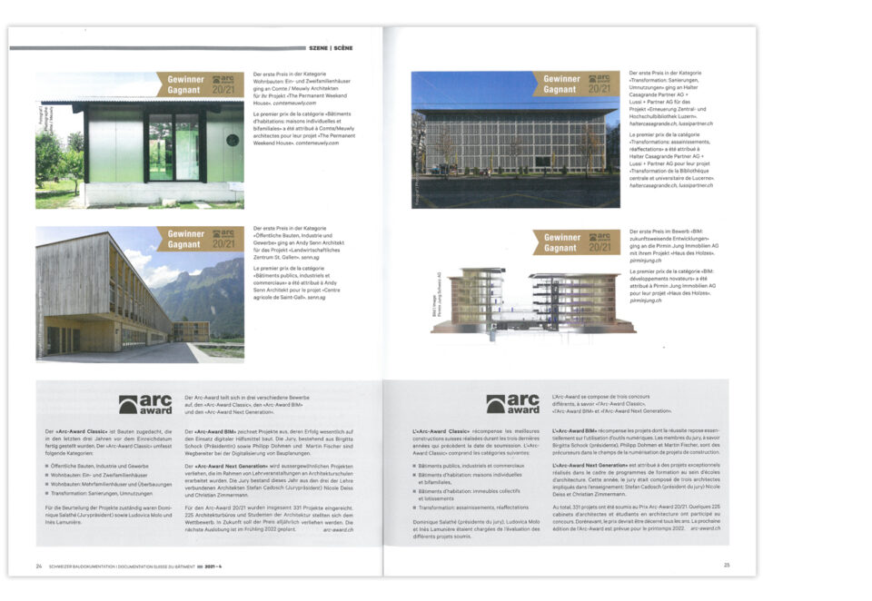 Das Magazin der Schweizer Baudokumentation